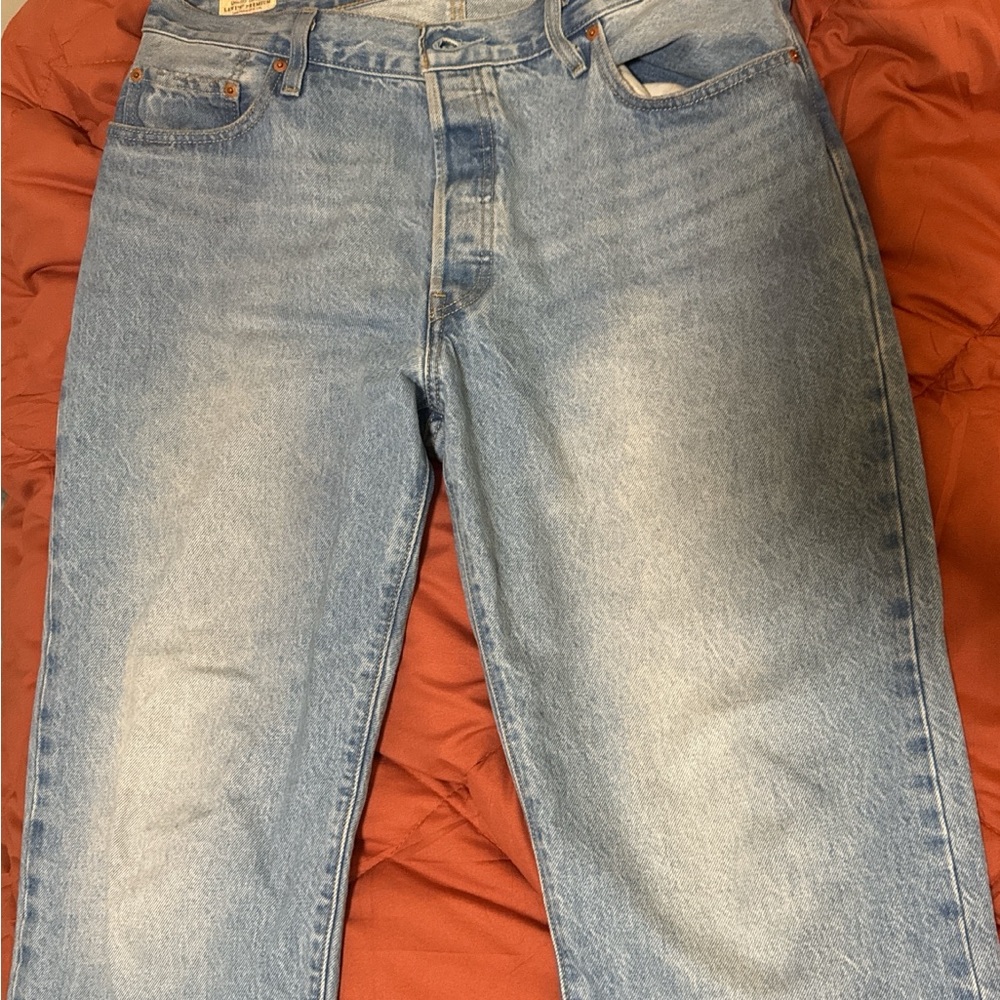 Levi’s 501 90s High Waisted Blue Jeans 18 (34x32)